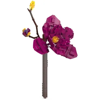 BlueBrixx Pro 108362 – Purpur-Magnolie aus Klemmbausteinen mit 407 Bauelementen