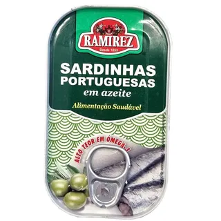 Ramirez Sardinen in Olivenöl – 125g Dose, aus Portugal