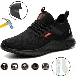 Sicherheitsschuhe Arbeitsschuhe S3 Stahlkappe Atmungsaktiv Leicht Sportliche NEU - 44