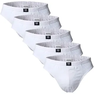 CECEBA Slip unifarben weiß L 5er Pack