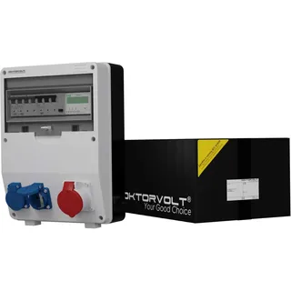 Doktorvolt Stromverteiler TD-S/FI 1x16A 2x230V mit Stromzähler MID Doktorvolt 2510