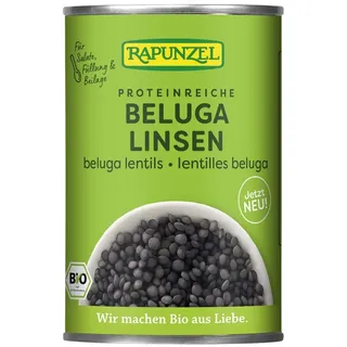 RAPUNZEL Beluga Linsen in der Dose bio