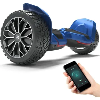 Bluewheel Hoverboard HX510 - 8.5" Vollgummireifen - LED-Scheinwerfer - Blau