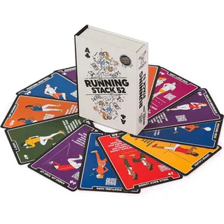 Stack 52 Laufübungskarten: Laufen Sie schneller und weiter mit weniger Aufwand. Videoanleitung durch zertifizierten Coach. Anfänger bis Fortgeschrittene.