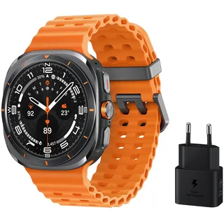 Samsung Galaxy Watch Ultra LTE 47 mm Titanium Gray Marine Band Orange