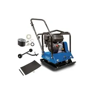 Scheppach Benzin Rüttelplatte HP2000S - 25 kN | 6.5PS | 104 kg | 30cm Verdichtungstiefe| Wartungskit