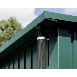 Hörmann Dachrinne Schlauch-Set 190 cm Kunststoff Schwarz