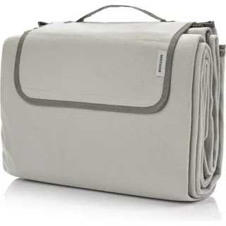 Picknickdecke Wasserdicht Isoliert Garten Campingdecke Outdoor Stranddecke Meteor XL 175x200 cm Grau - Beige