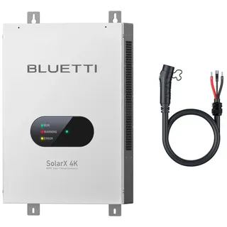 BLUETTI Stromerzeuger SolarX4K,150V–500V 80A MPPT-Solarladeregler für Solargenerator Apex300, 4 in kW, (99 % hoher Wirkungsgrad, Bluetooth-/WiFi-Controller), Ideal für Wohnmobile, Zuhause und netzunabhängiges Leben