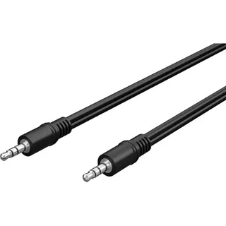 goobay Audiokabel 3,5mm-Klinken-Stecker stereo / 3,5mm-Klinken-Kupplung stereo 2m (50431)