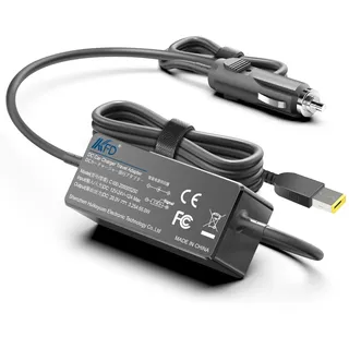 KFD KFZ Ladekabel Netzteil Auto Ladegerät für Lenovo Thinkpad T430 T440 T460 T470 T450 T560 X380 X270 E440 E560 E570 G500 DC 12V-24V Adapter Flex 14 15 Yoga 13 Pro G50-70 80 Laptop Zigarettenanzünder