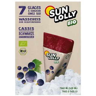 Sun Lolly Bio Mit Fruchtsaft je 60 ml, 7 Stück