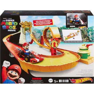 Hot Wheels Mario Kart Kong Island Track Set",
