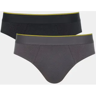 SLOGGI Slip mit Allover-Muster im 2er-Pack Modell 'EVER AIRY', Black, M