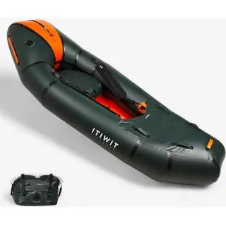 Kajak Packraft 500 aufblasbar TPU Fluss wasserdichter RV 1-Sitzer - PR500 EINHEITSGRÖSSE