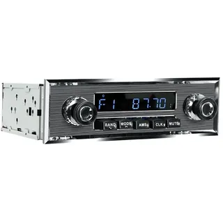1 Din Autoradio MP3-Player Klassisches Auto Retro Stereo Unterstützung FM AUX EQ USB-Eingang In-Dash Bluetooth for Benz