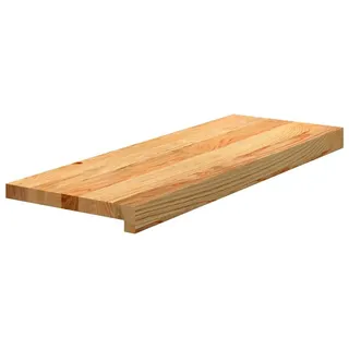 vidaXL Treppenstufen 2 Stk. Hellbraun 70x30x2 cm Massivholz Eiche,