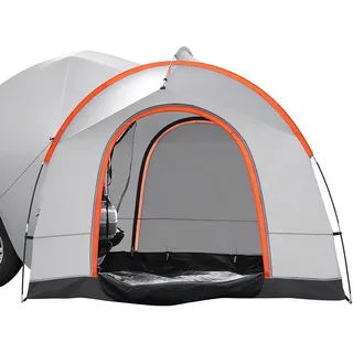 Vevor Heckzelt 250 x 250 x 200 cm, Heckklappe Inkl. Doppelschichtzelt PU2000 mm Wasserdicht, Geeignet für Camping, Adventure, Risen, Picknick usw.