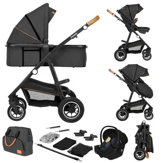 lionelo Amber 3 in 1 grey graphite