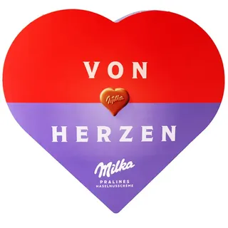 Milka 2 x Pralinen Von Herzen Haselnusscrème