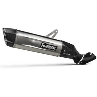 Akrapovic Slip-on Line Honda Crf1100l Africa Twin 2020 S-h11so2-hgjt Nicht Homologierter Slip-on-schalldämpfer - Silver / Black - Not Homologated