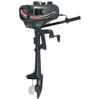Außenborder Motor, Benzin Outboard Aussenborder, Leistungsstarker Benzin-Bootsmotor, Bootmotor Bootsmotoren, Benzinmotor, Wassergekühlt mit System (3.5PS & 2-Takt #2)