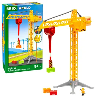 BRIO Großer Baukran mit Licht (33835)