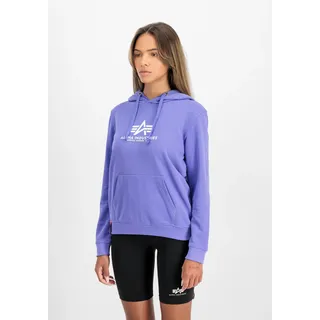 Alpha Industries New Basic Kapuzenpullover Electric Violet S