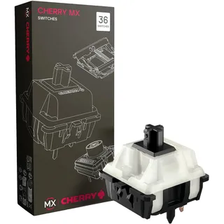 CHERRY MX2A Black Clear TOP Switch Kit, 36 Mechanische Tastatur-Schalter