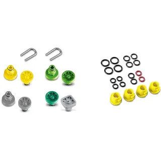 Kärcher T-Racer Ersatzdüsen geeignet für die Flächenreiniger T-Racer T 7 Plus, T 5 und T 450 - Gleichmäßige Reinigung und Lösung hartnäckiger Verschmutzungen & Ersatz O-Ring-Set