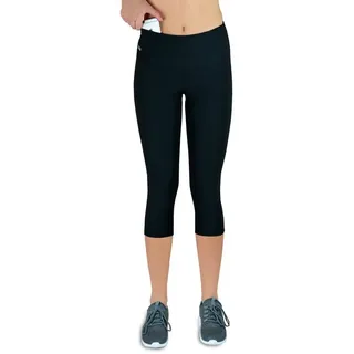 Formbelt Laufhose Capri Schwarz XS
