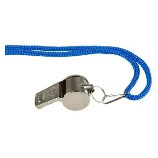 IDENA Trillerpfeife silber/blau