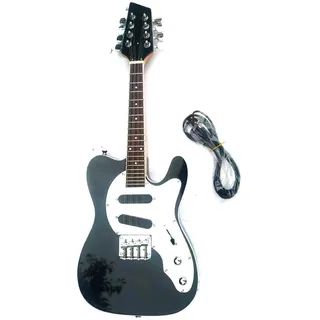 Musoo Mandocaster Elektrische Mandoline, Schwarz