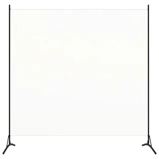 Myheimly Paravent,Raumtrenner Raumteiler Trennwand Umkleide Sichtschutz Spanische Wand Wohnzimmer Schlafzimmer Weiß,175 x 180 cm