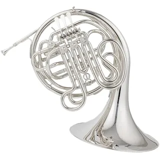 Waldhorn Waldhorn Integral Doppel 4 Klappen F Stimmung Bb Stimmung Silber Mit Zubehör