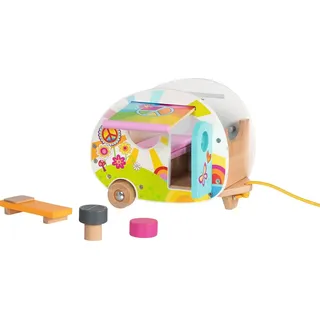 GoKi Puppenwohnwagen Camperfreude mehrfarbig 51431