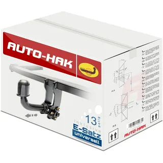 AUTO-HAK NEU Anhängerkupplung AHK abnehmbar horizontal kompatibel mit Ford Transit-Tourneo Custom Van 12.2012-05.2016 mit 7-polig Universal-Elektrosatz/E-Satz