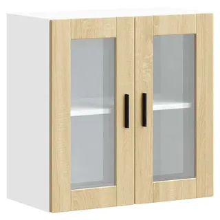 vidaXL Hängeschrank mit Glastür Porto 0 x 0 x 0 cm Braun