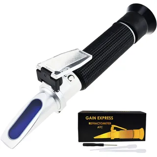 0-10% Brix Refraktometer mit ATC Niedrig Konzentriert Zuckergehalt Lösungen Genauigkeit 0.1% Ahornsaft-Schneidflüssigkeit CNC Ahornsirup Makers Tea