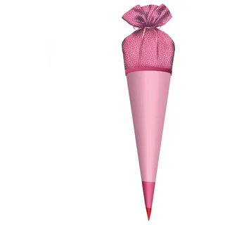 ROTH Stoffbezug mit Satinschleife rosa, 70cm