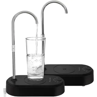 Rosenstein & Söhne Akku-Trinkwasser-Pumpe mit justierbarem Auslass, für Standard-Kanister