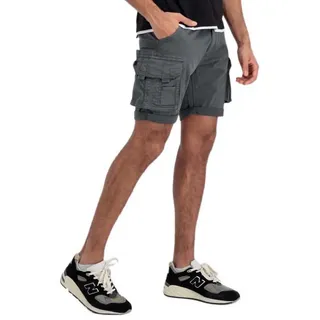 Alpha Industries Herren Crew Short Für Cargos, Vintage Grey, 34 EU