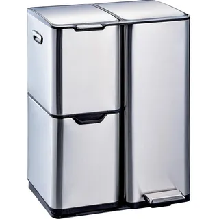 Hti-Living Mülltrennsystem Jannik 60 l Silber