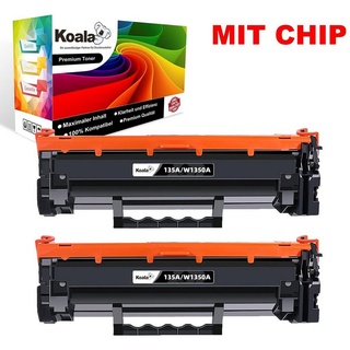 Koala Tonerkartusche Ersatz für HP W1350A 135A Laserjet M234dw M234dw M234sdw MIT CHIP, (Packung, Druckleistung bis ca. 1100 Seiten), 135X W1350X Toner für HP M209dwn M209dw M234 M209 schwarz