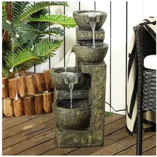 Outsunny Springbrunnen mit Einstellbarer Strömung