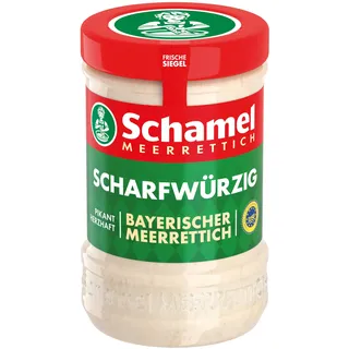 Schamel Meerrettich Scharfwürzig 12er Pack; 12 x145g-Glas