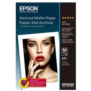 Epson Archival Matte A3+ 189 g/m2 50 Blatt (C13S041340)