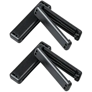 4 Stück Sicherheitsgurt Clip Auto Gurtstopper Schwarz Gurthalter für Schulter und Nacken Druckminderer Sicherheitsgurt Adapter Autogurt Verlängerung Zubehör für Fahrer Beifahrer