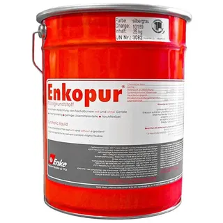 Enke Dichtstoff Enke Enkopur - Dichtstoff Silbergrau 25 kg Flüssigabdichtung Dach