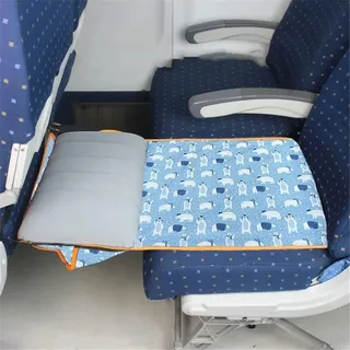 DYHQQ Kleinkind Flugzeug Bett Kinder Reisebett - Kleinkinder tragbare Flugzeug Sitzverlängerung Flugzeug Fußstütze Reisebedarf Zubehör für Kinder Hängematte Beinauflage